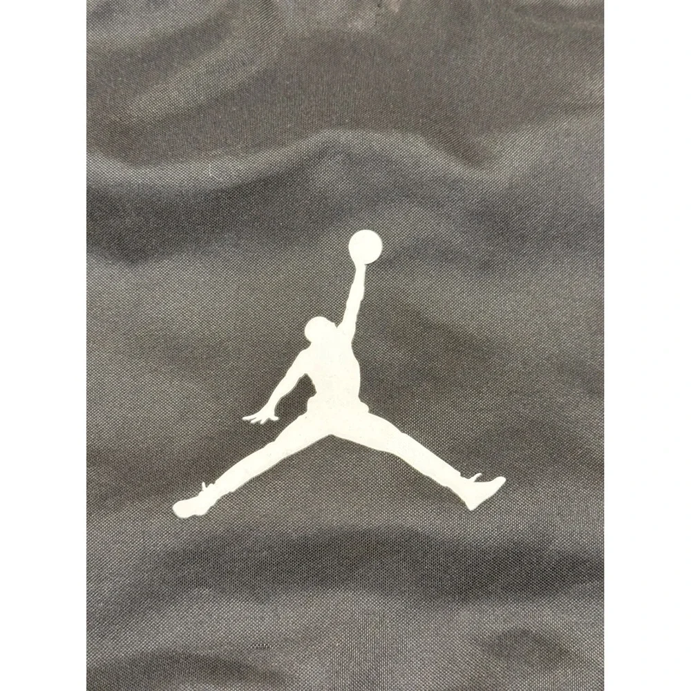 Jordan Jumpman Drawstring Backpack Black Athletic Cinch Sack Bag 9A0746-023